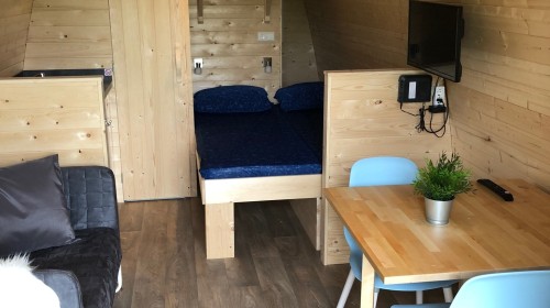 Luxe Woodlodge 2 persoons indeling