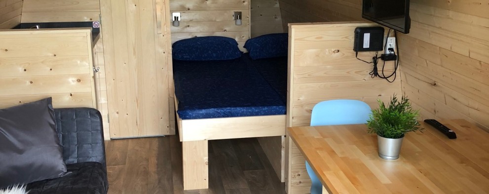 Luxe Woodlodge 2 persoons indeling