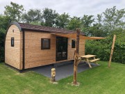 Luxe Woodlodge 4 persoons Camping Ginsterveld
