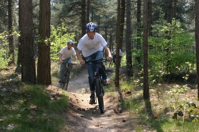 Fietsen in de natuur