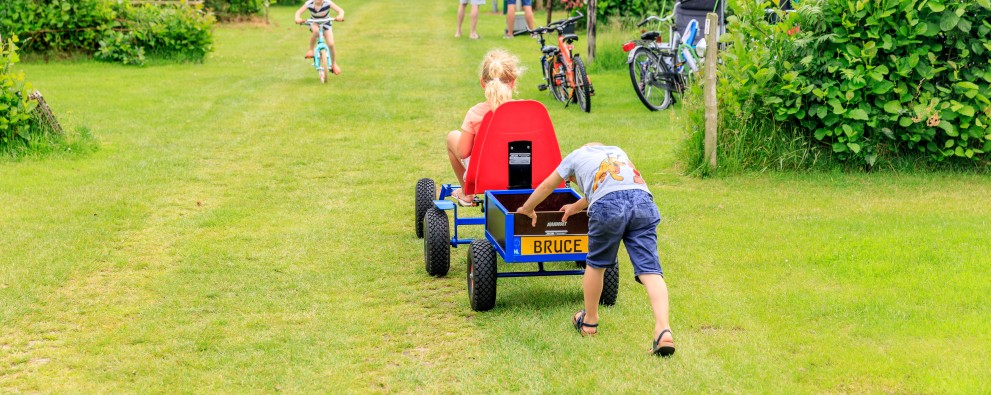 Skelter op de camping